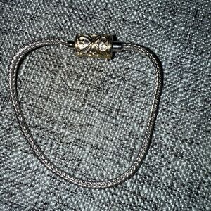 QVC Gold & 925 Silver Women's Bracelet Chic Chain ⛓️‍💥 Magnet Closure ⭐️New